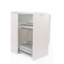 Kitchen Storage Set, 1.31 ft Pull Out Kitchen Storage Basket, Cargo Kitchen Unit with Shelves,